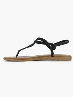 Graceland Zwarte Sandaal-Dames Sandalen