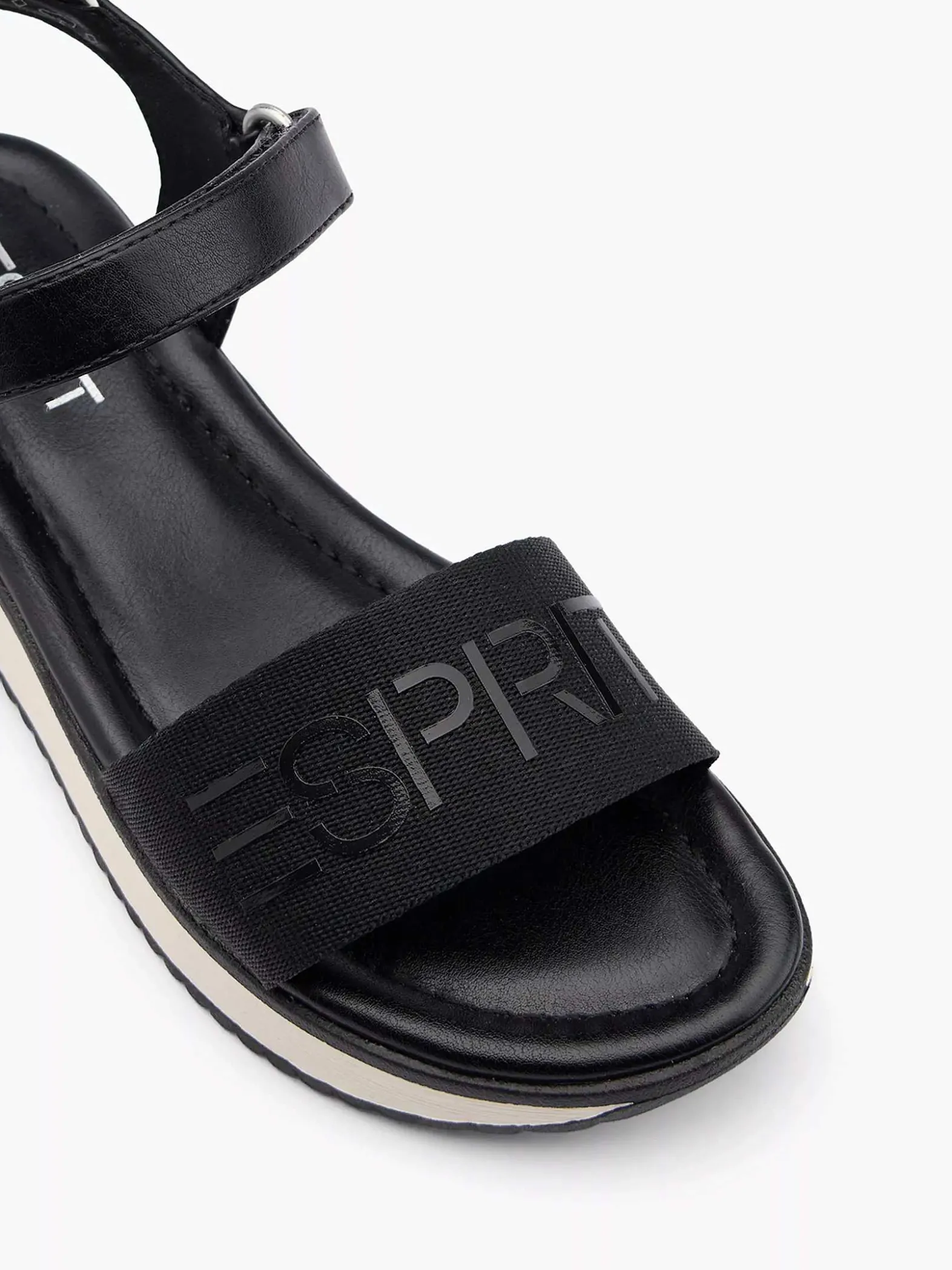 Esprit Zwarte Sandaal-Kinderen Babyschoenen