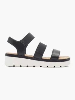Esprit Zwarte Sandaal Elastisch-Dames Sandalen
