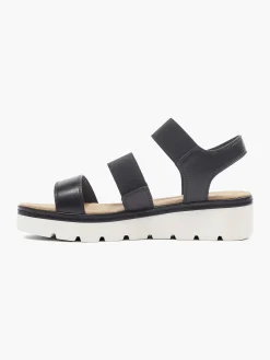 Esprit Zwarte Sandaal Elastisch-Dames Sandalen