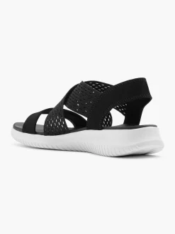 Skechers Zwarte Sandalen Neon Star-Dames Sandalen