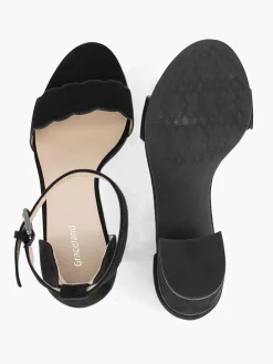 Graceland Zwarte Sandalette-Dames Sandalen