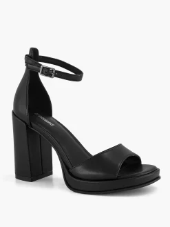 Graceland Zwarte Sandalette-Dames Sandalen