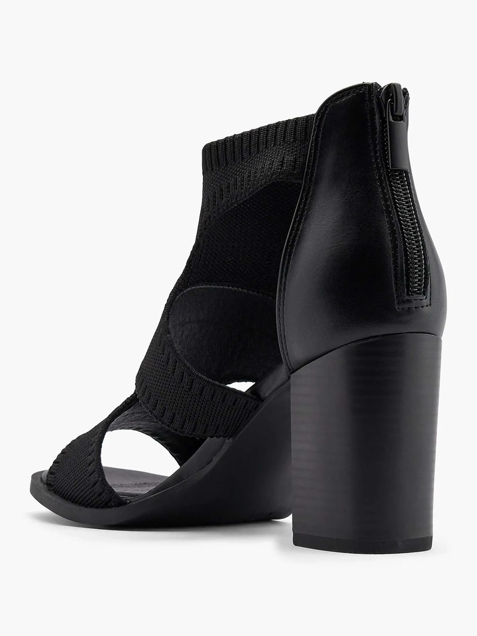Graceland Zwarte Sandalette-Dames Sandalen