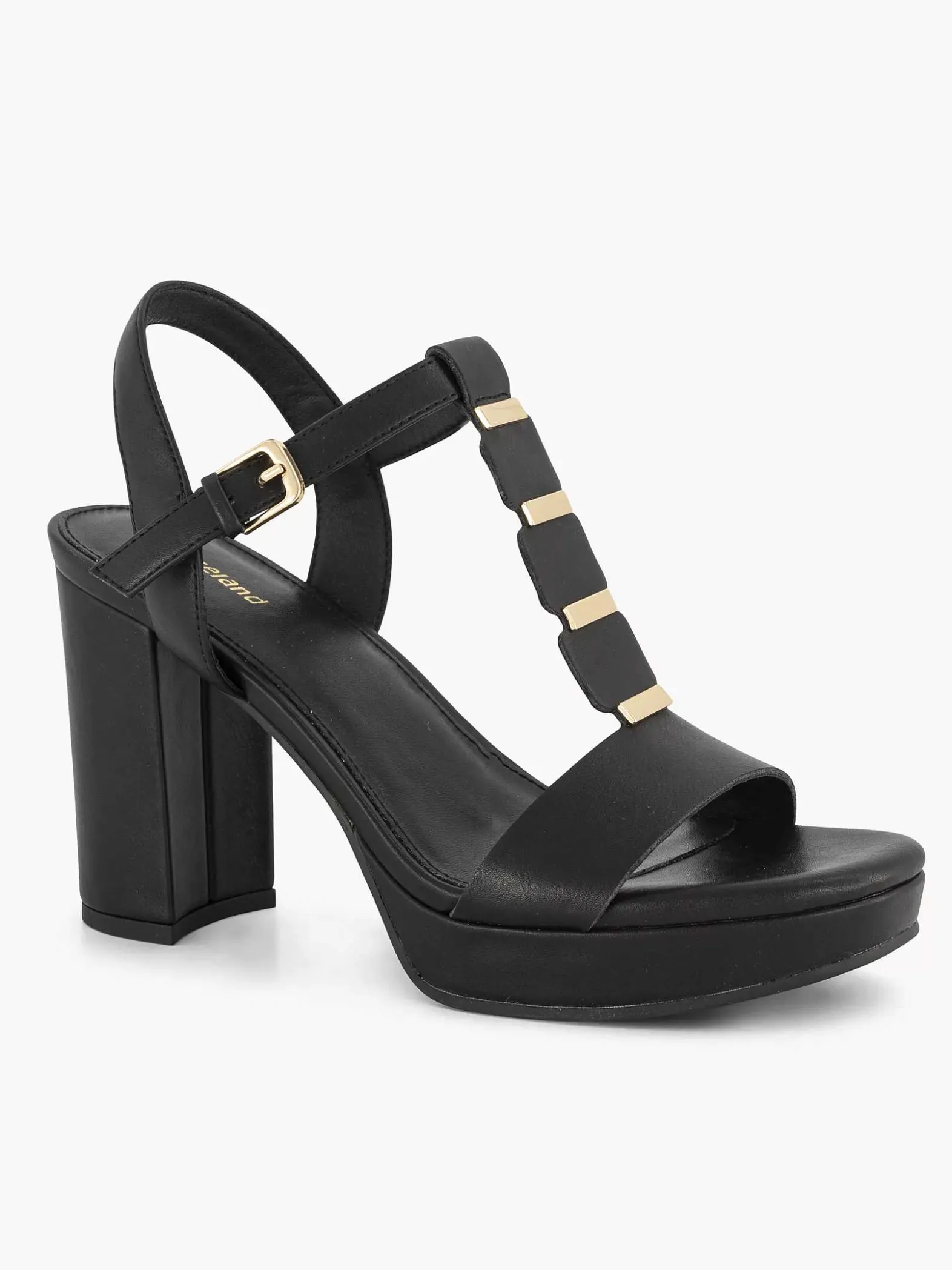 Graceland Zwarte Sandalette-Dames Sandalen