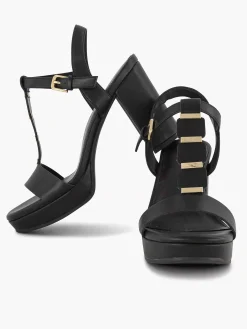 Graceland Zwarte Sandalette-Dames Sandalen