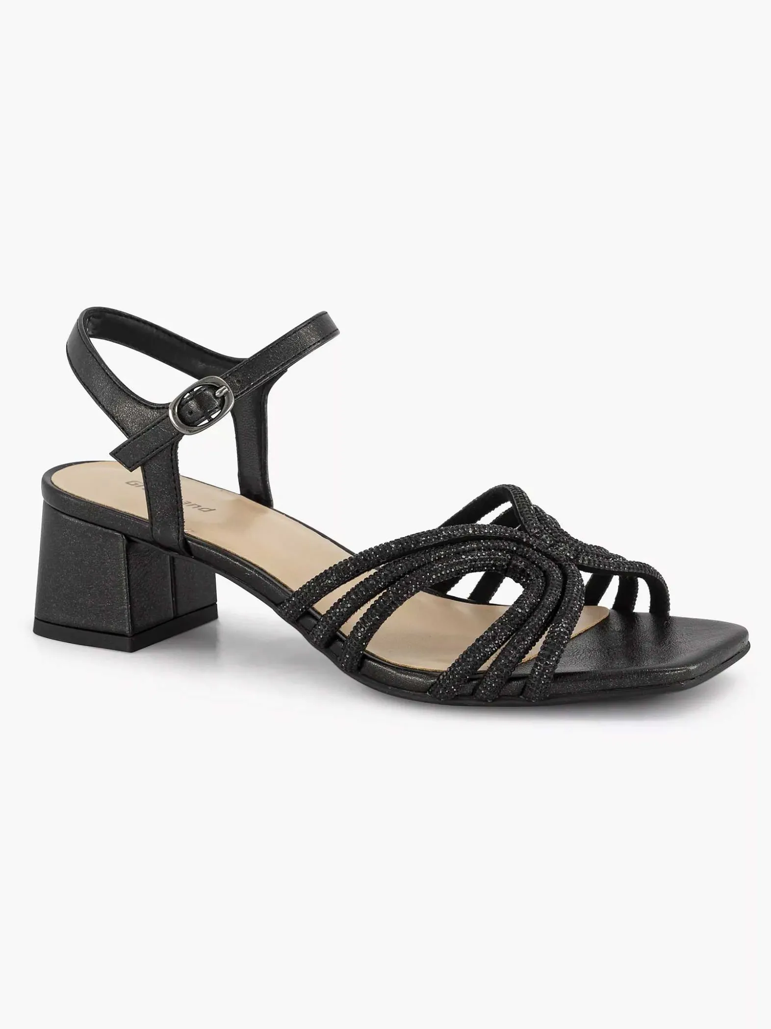 Graceland Zwarte Sandalette-Dames Sandalen