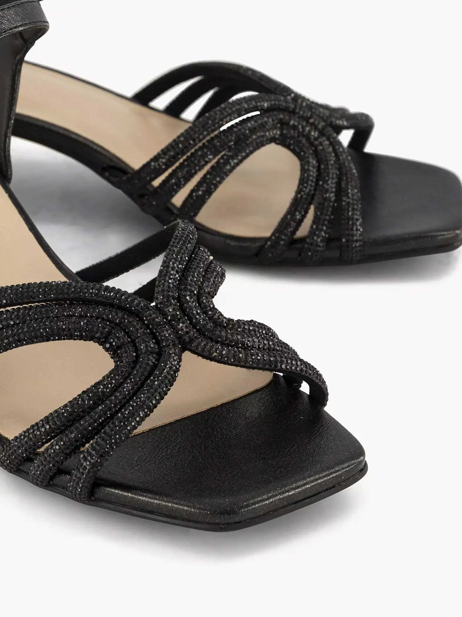 Graceland Zwarte Sandalette-Dames Sandalen