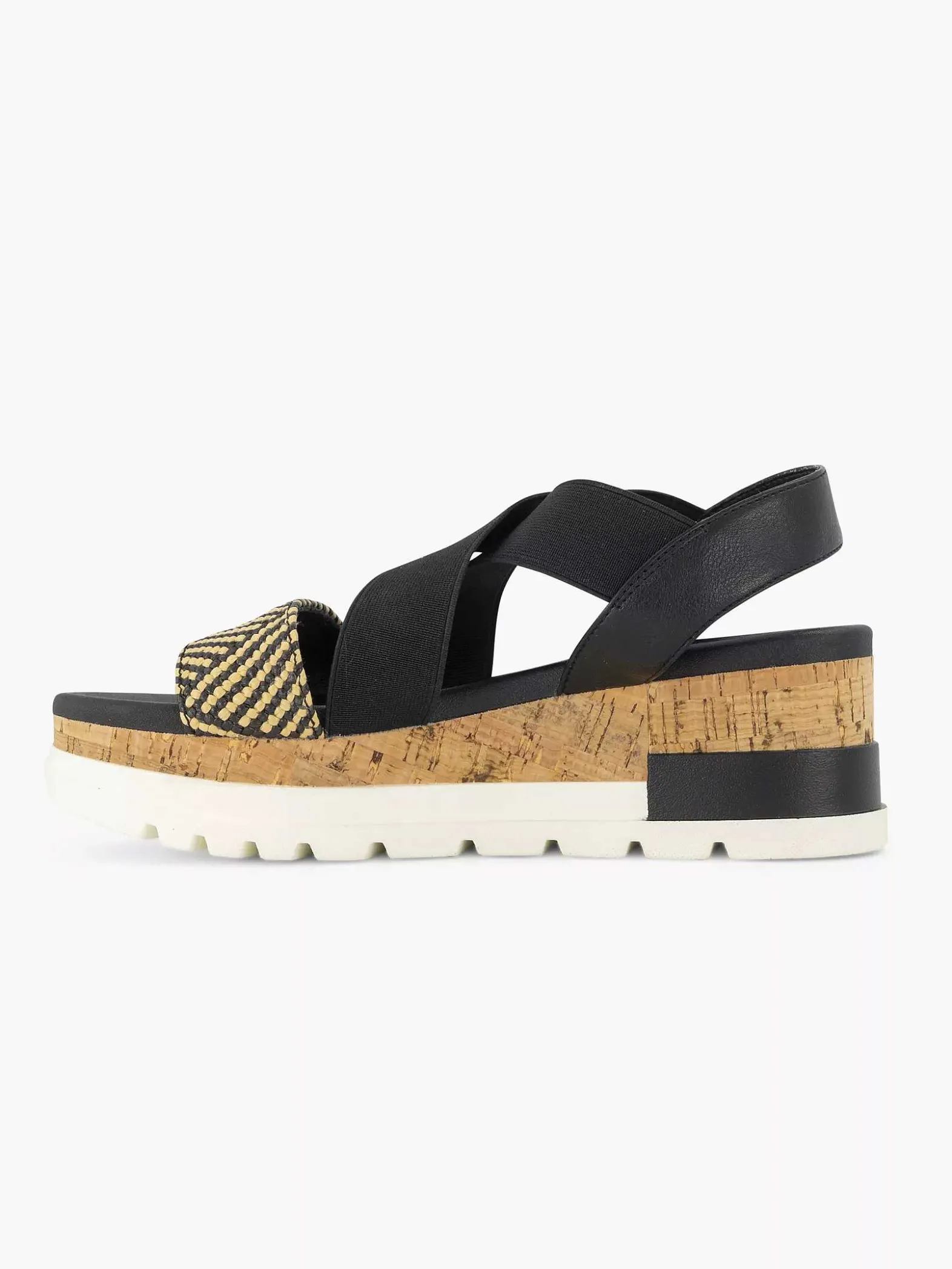 Graceland Zwarte Sandalette-Dames Sandalen