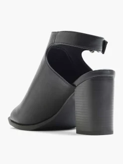 Graceland Zwarte Sandalette-Dames Pumps