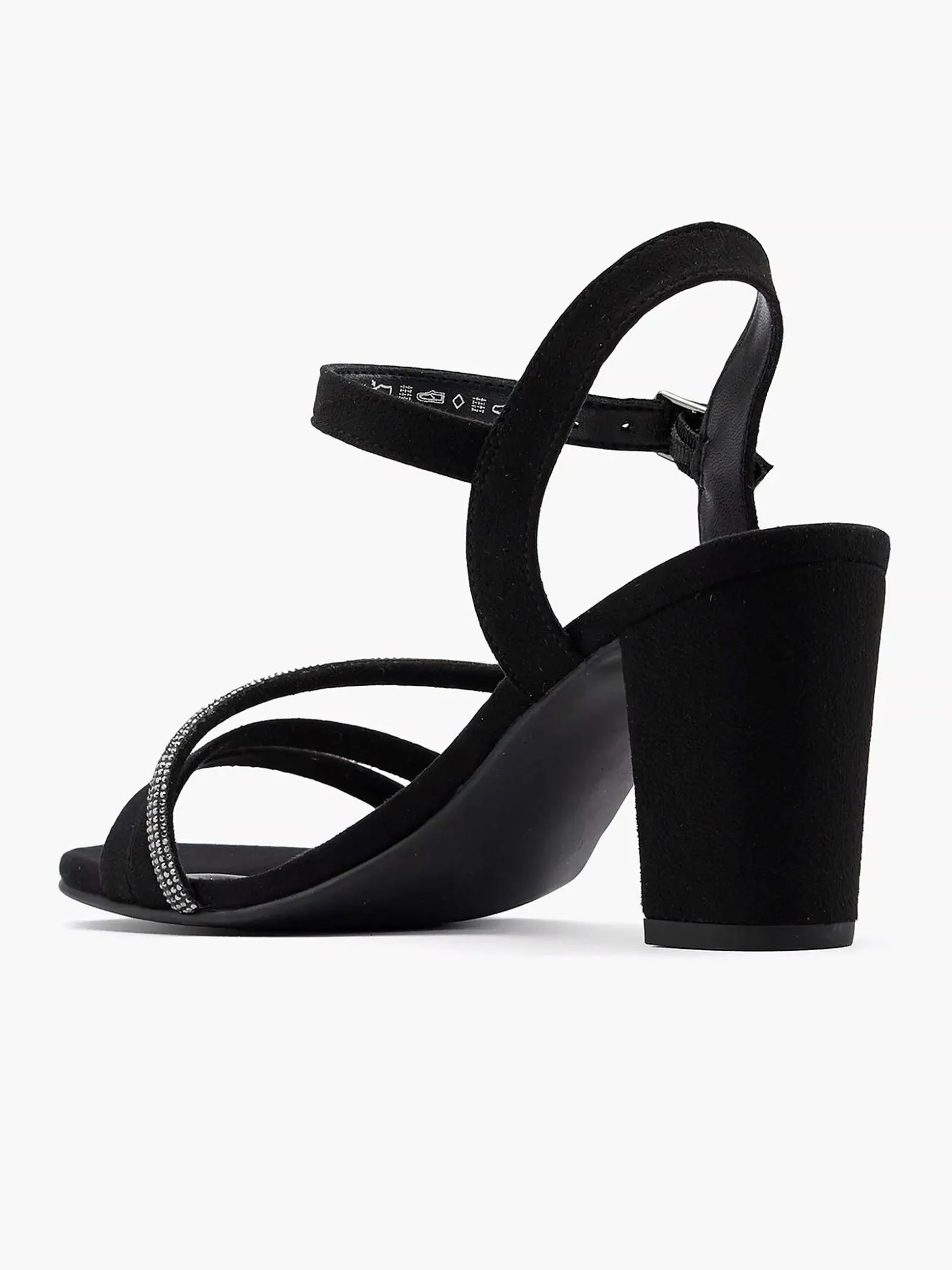 Graceland Zwarte Sandalette-Dames Sandalen