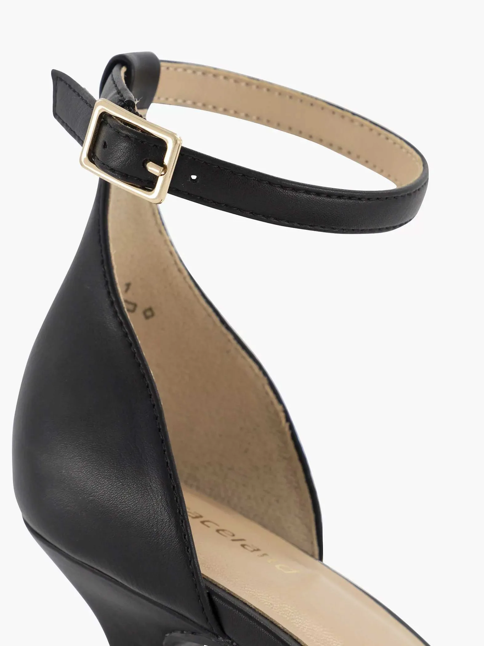 Graceland Zwarte Sandalette-Dames Pumps