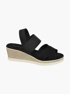 Graceland Zwarte Sandalette-Dames Sandalen