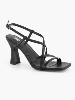 Oxmox Zwarte Sandalette-Dames Sandalen