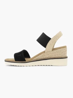 Esprit Zwarte Sandalette Sleehak-Dames Sandalen