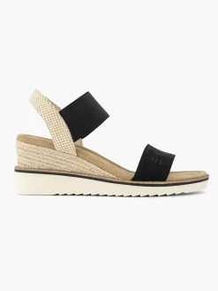 Esprit Zwarte Sandalette Sleehak-Dames Sandalen