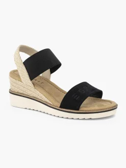 Esprit Zwarte Sandalette Sleehak-Dames Sandalen