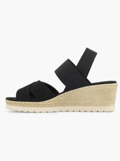 Graceland Zwarte Sandalette Sleehak-Dames Sandalen