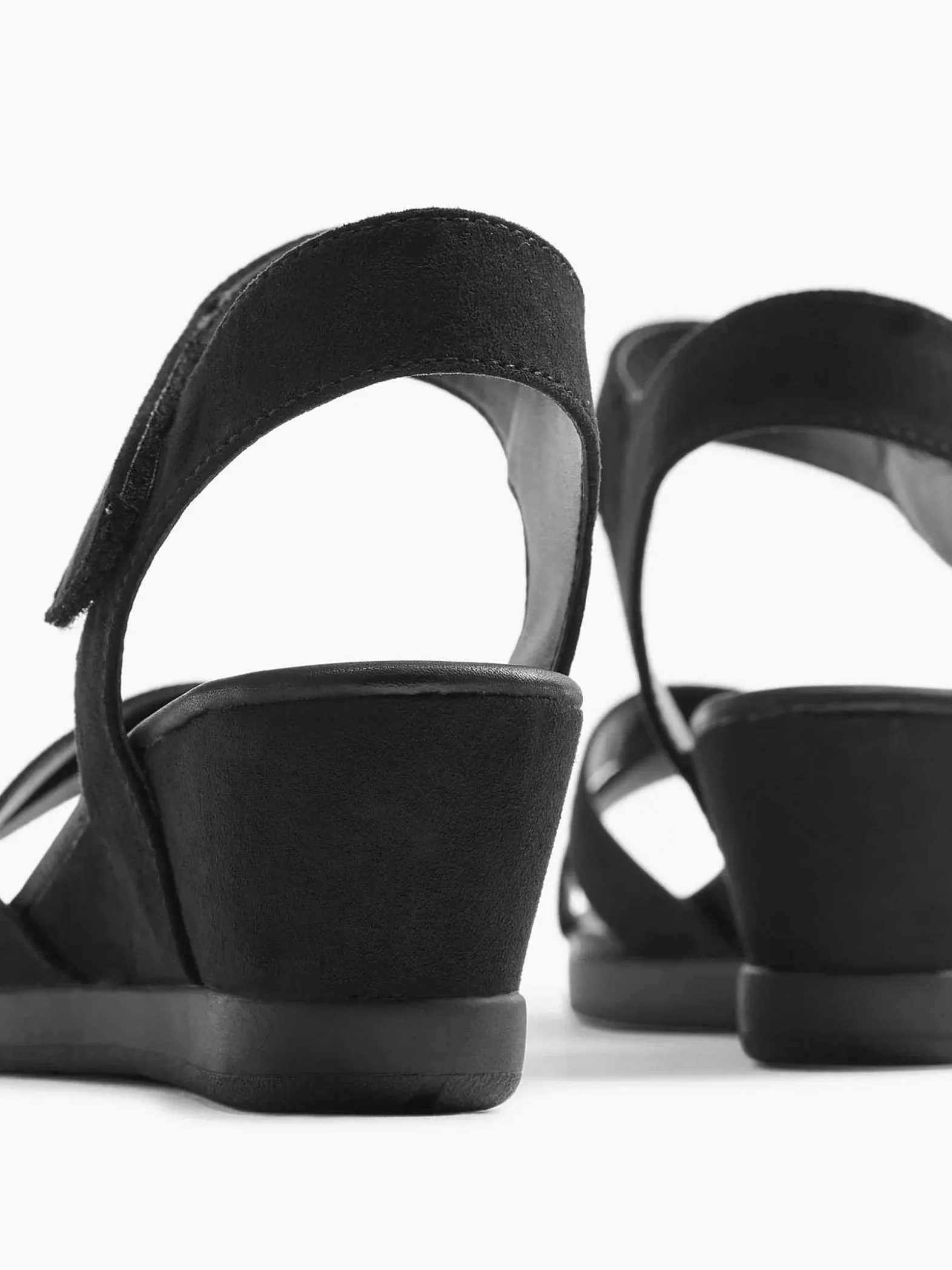Graceland Zwarte Sandalette Sleehak-Dames Sandalen