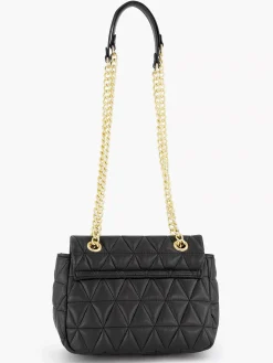 Graceland Zwarte Schoudertas Doorgestikt-Dames Online Exclusive Accessoires