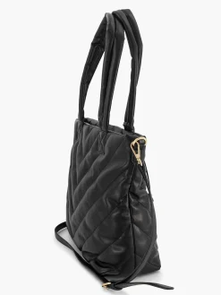 Graceland Zwarte Schoudertas Doorgestikt-Dames Online Exclusive Accessoires
