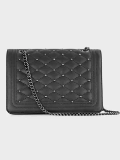 Graceland Zwarte Schoudertas Padded-Dames Online Exclusive Accessoires