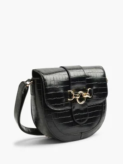 Graceland Zwarte Schoudertas Siergesp-Dames Online Exclusive Accessoires