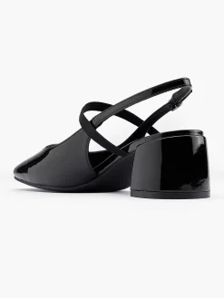 Graceland Zwarte Slingback-Dames Pumps