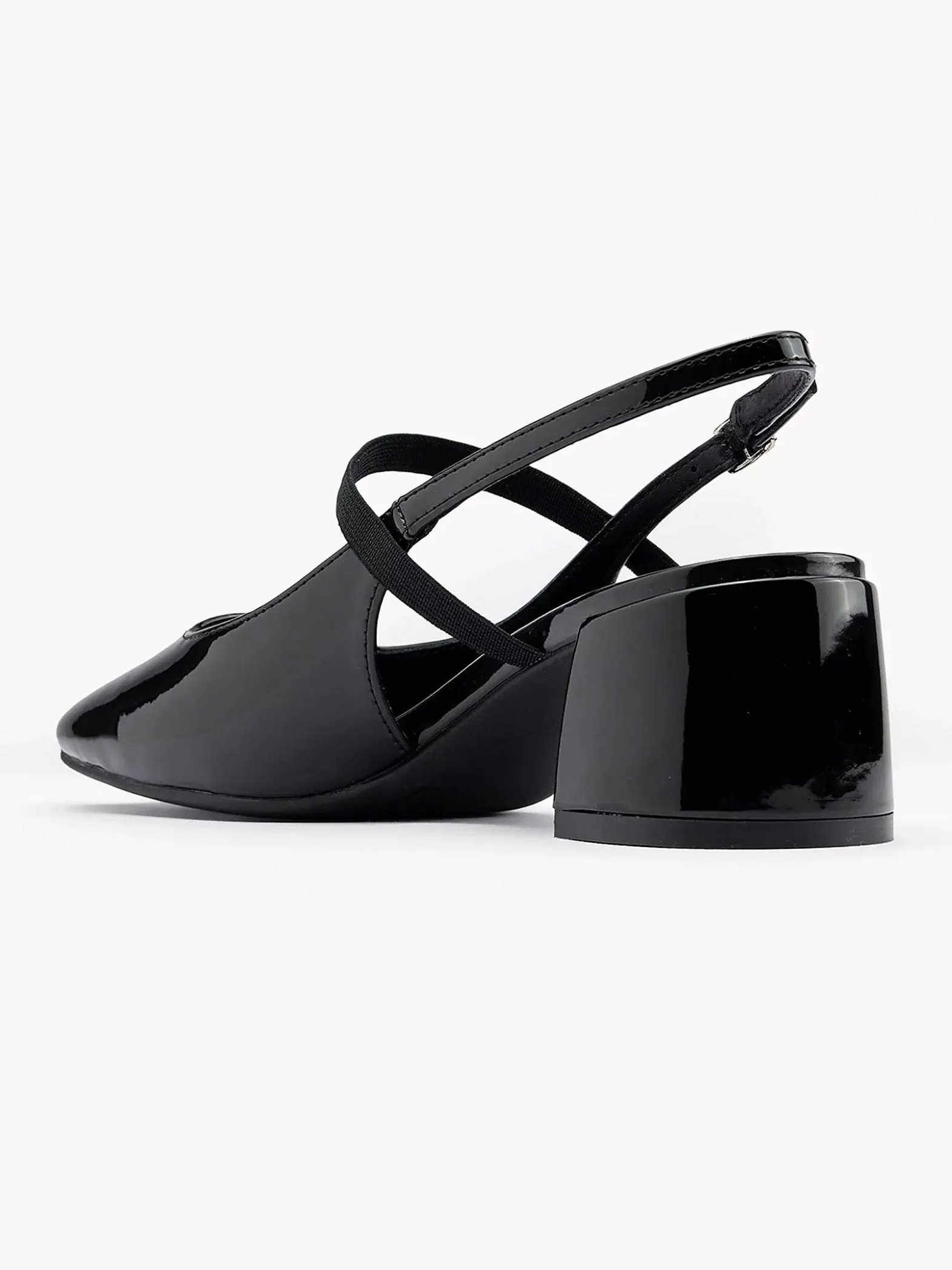 Graceland Zwarte Slingback-Dames Pumps
