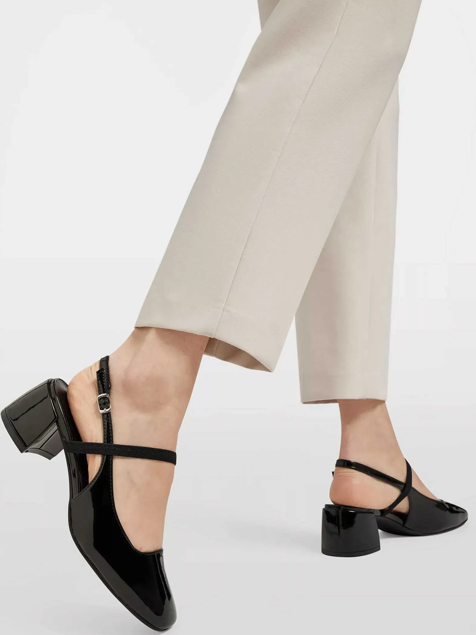 Graceland Zwarte Slingback-Dames Pumps