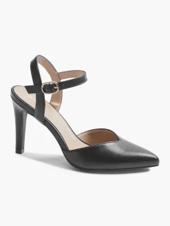 Graceland Zwarte Slingback-Dames Pumps