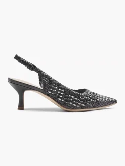 Graceland Zwarte Slingback Pump-Dames Pumps