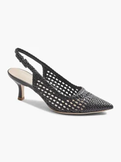 Graceland Zwarte Slingback Pump-Dames Pumps