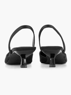 Graceland Zwarte Slingback Steentjes-Dames Pumps