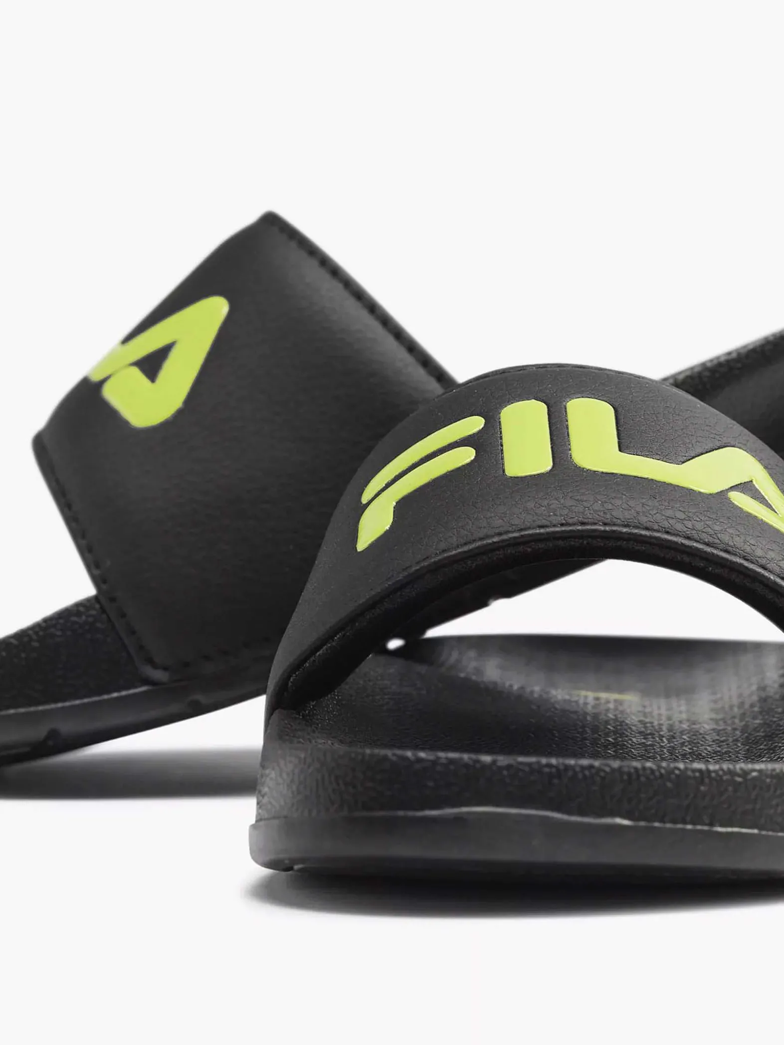 FILA Zwarte Slipper-Kinderen Jongensschoenen