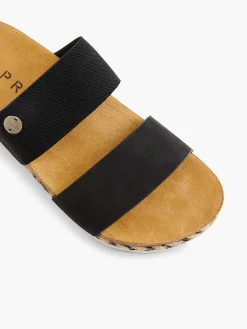 Esprit Zwarte Slipper-Dames Slippers