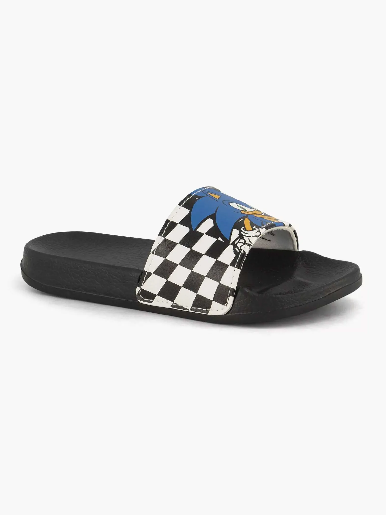 Sonic Zwarte Slipper-Kinderen Jongensschoenen