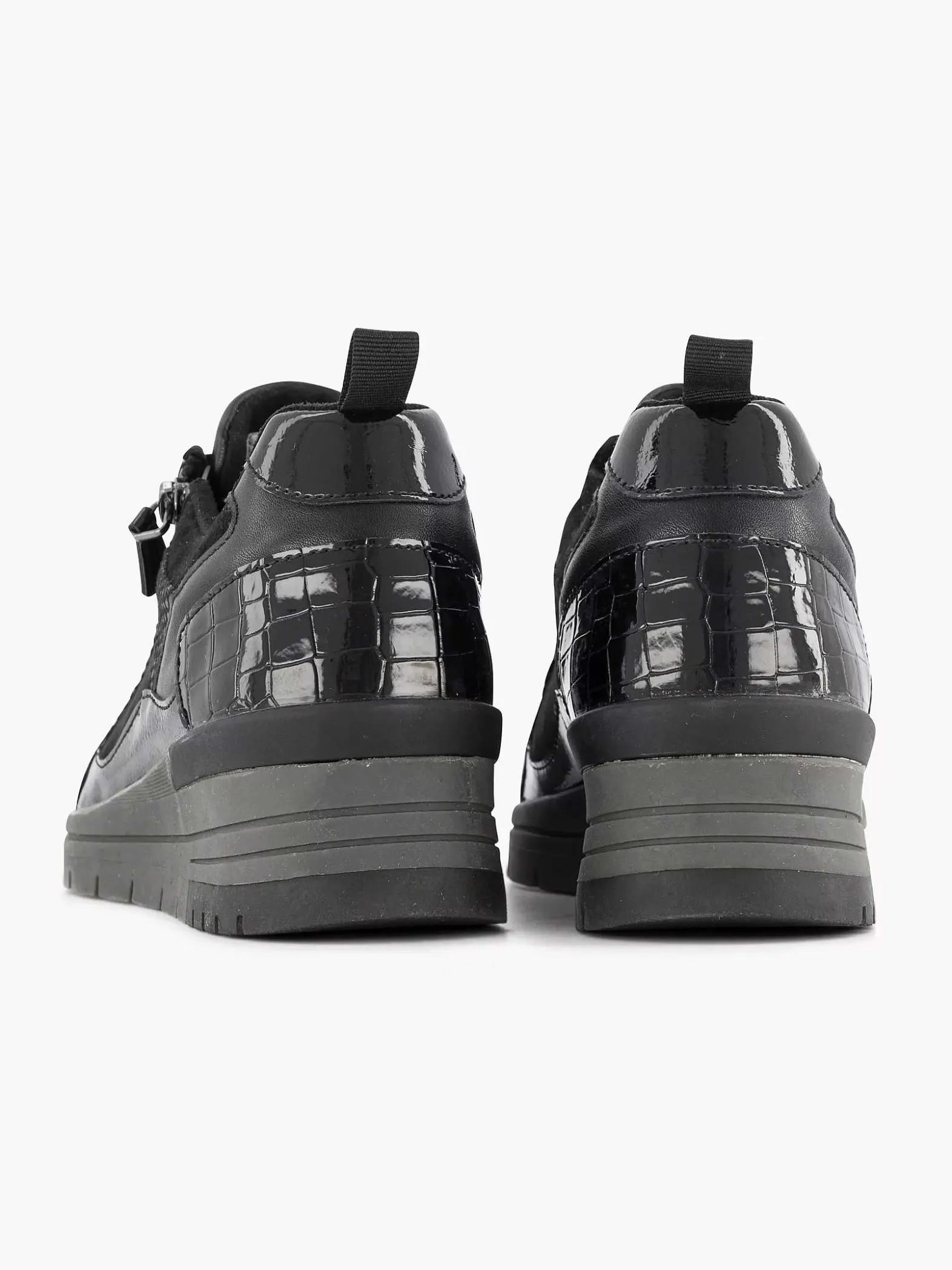 Easy Street Zwarte Sneaker-Dames Comfort Schoenen