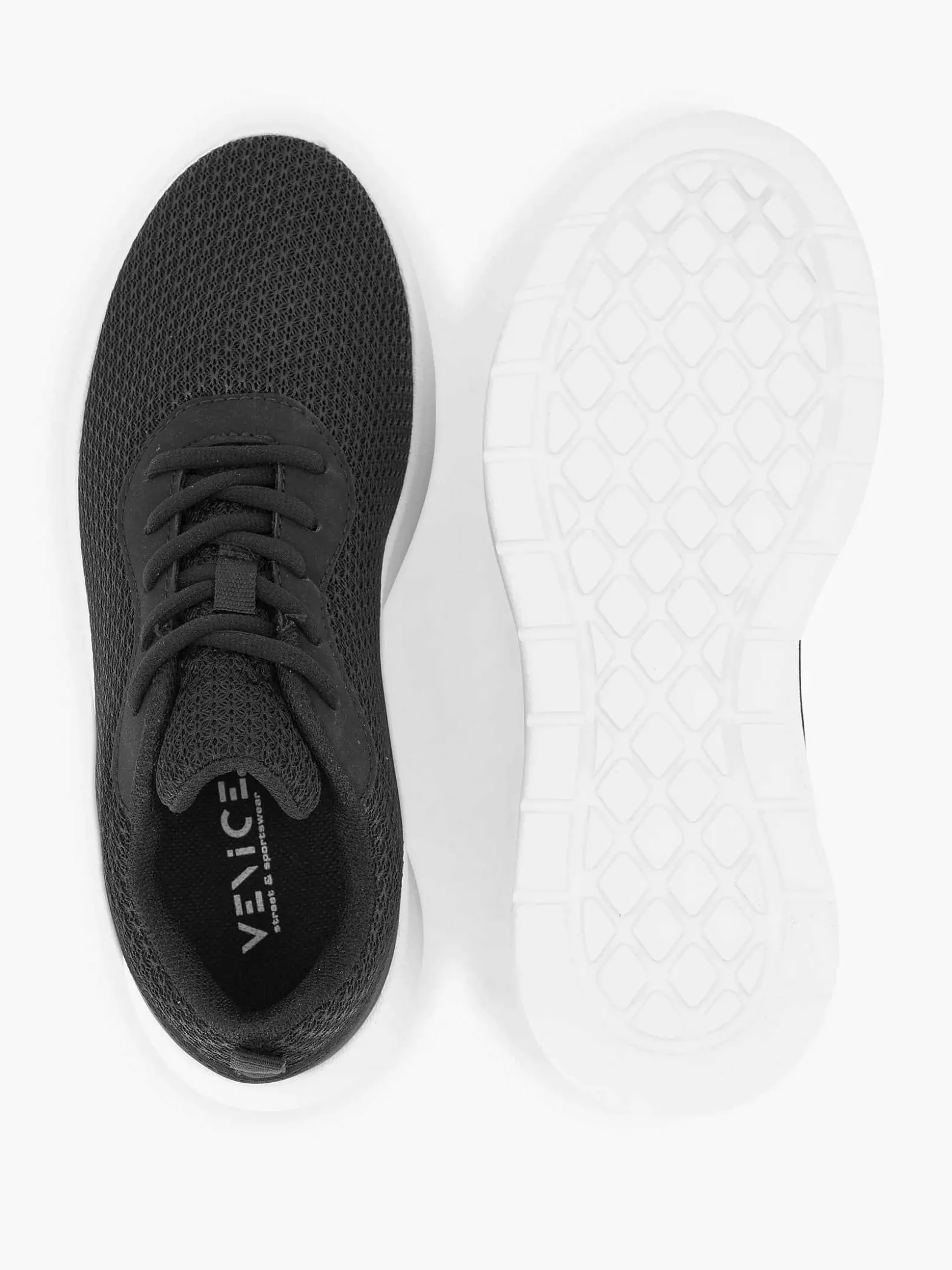 Venice Zwarte Sneaker-Dames Sneakers