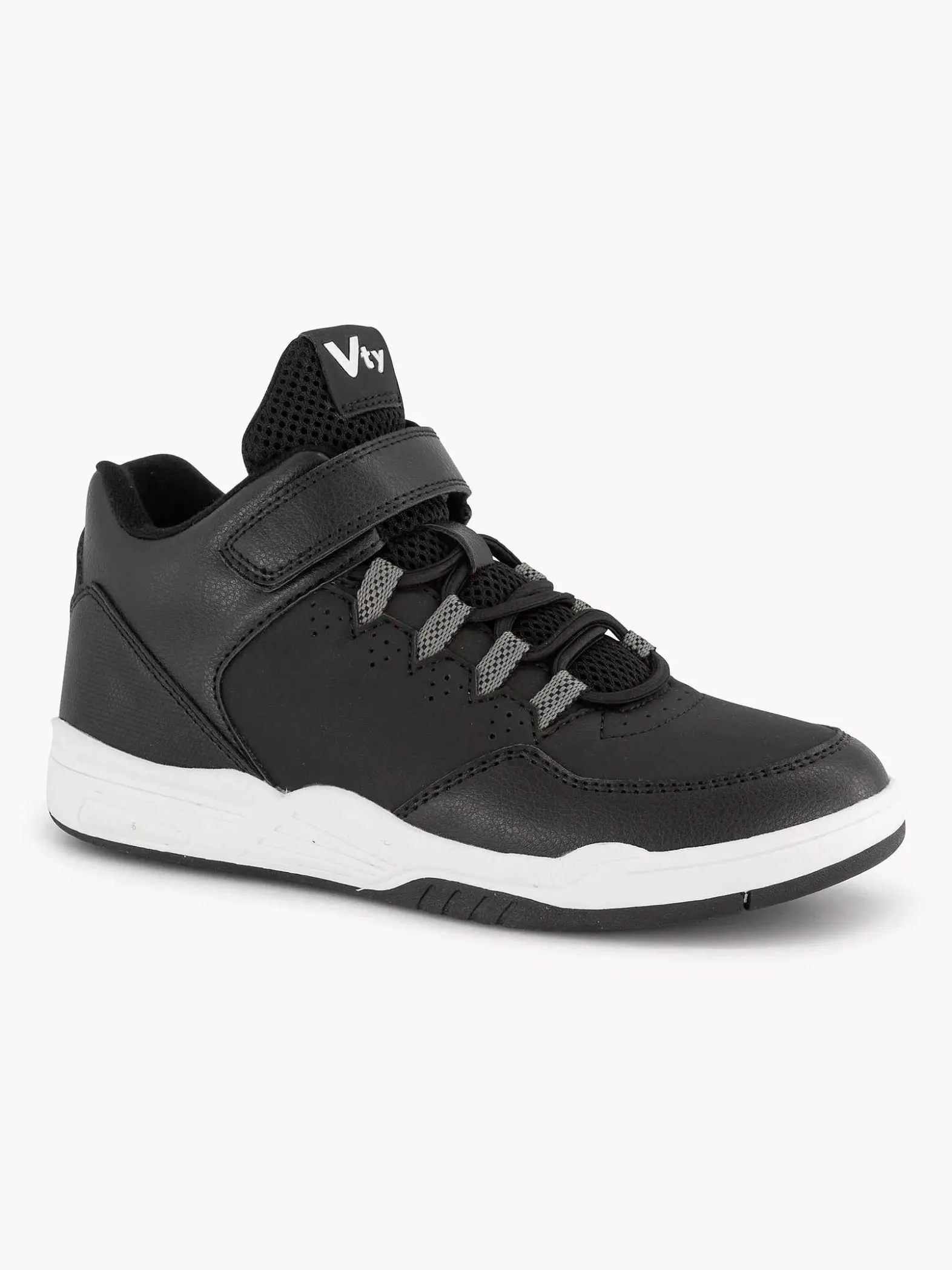 Vty Zwarte Sneaker-Kinderen Jongensschoenen