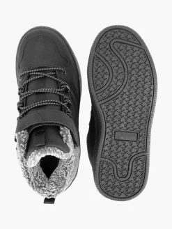 Vty Zwarte Sneaker Gevoerd-Kinderen Jongensschoenen