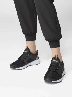 Bench Zwarte Sneaker Memory Foam-Dames Sneakers