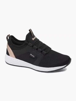 Bench Zwarte Sneaker Memory Foam-Dames Sneakers