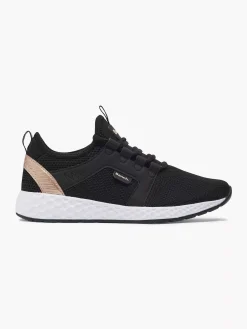 Bench Zwarte Sneaker Memory Foam-Dames Sneakers
