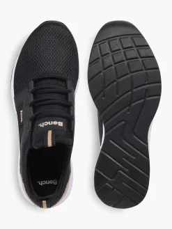 Bench Zwarte Sneaker Memory Foam-Dames Sneakers