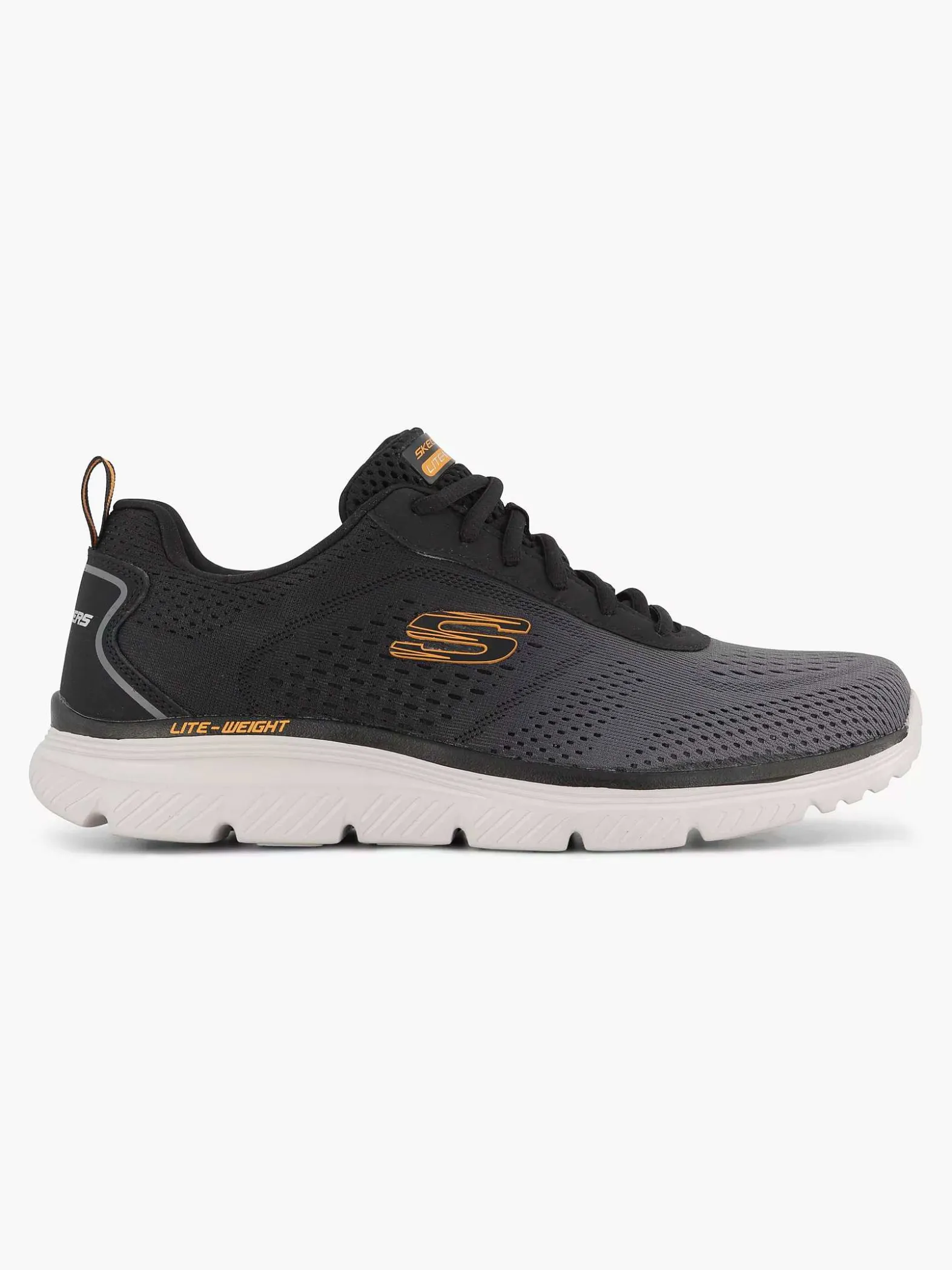 Skechers Zwarte Sneaker Memory Foam-Heren Sneakers