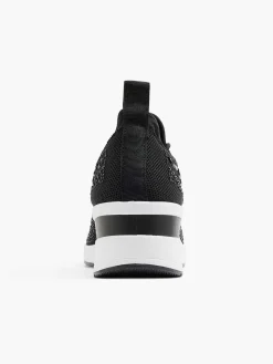 Graceland Zwarte Sneaker Steentjes-Dames Sneakers