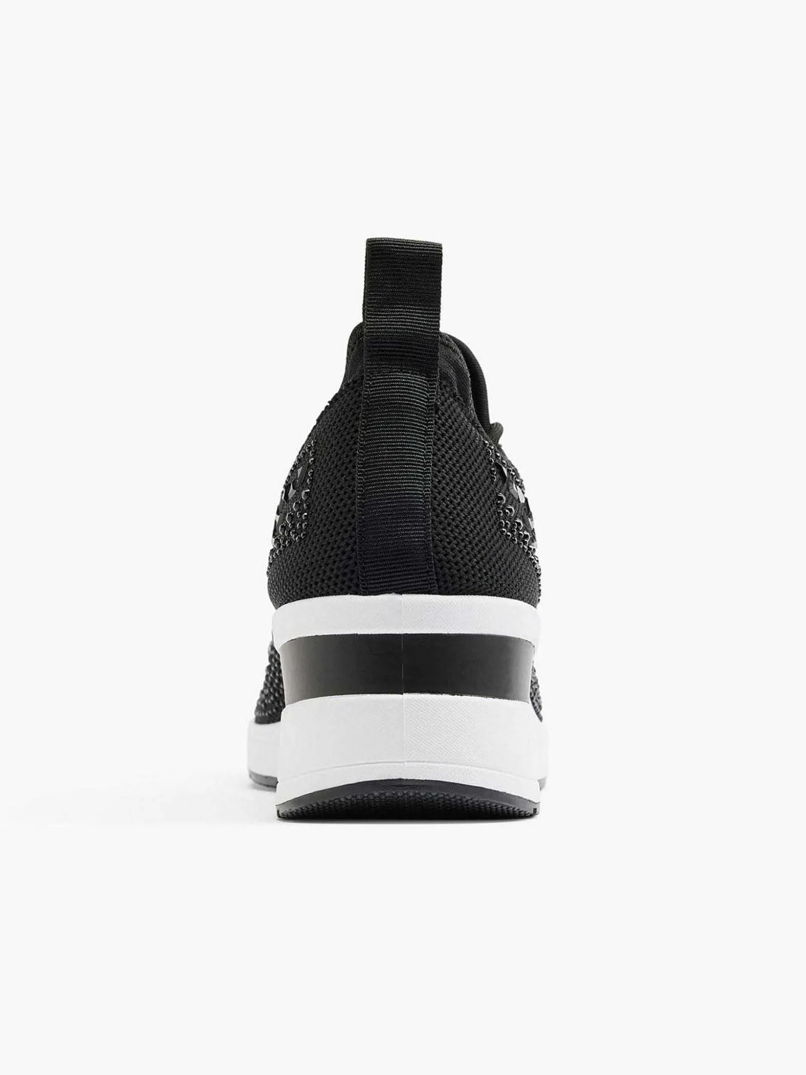 Graceland Zwarte Sneaker Steentjes-Dames Sneakers