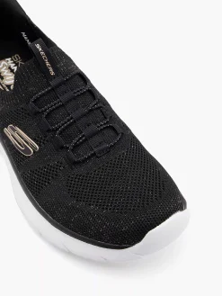 Skechers Zwarte Sneaker Swift Fit - Hands Free-Dames Sneakers