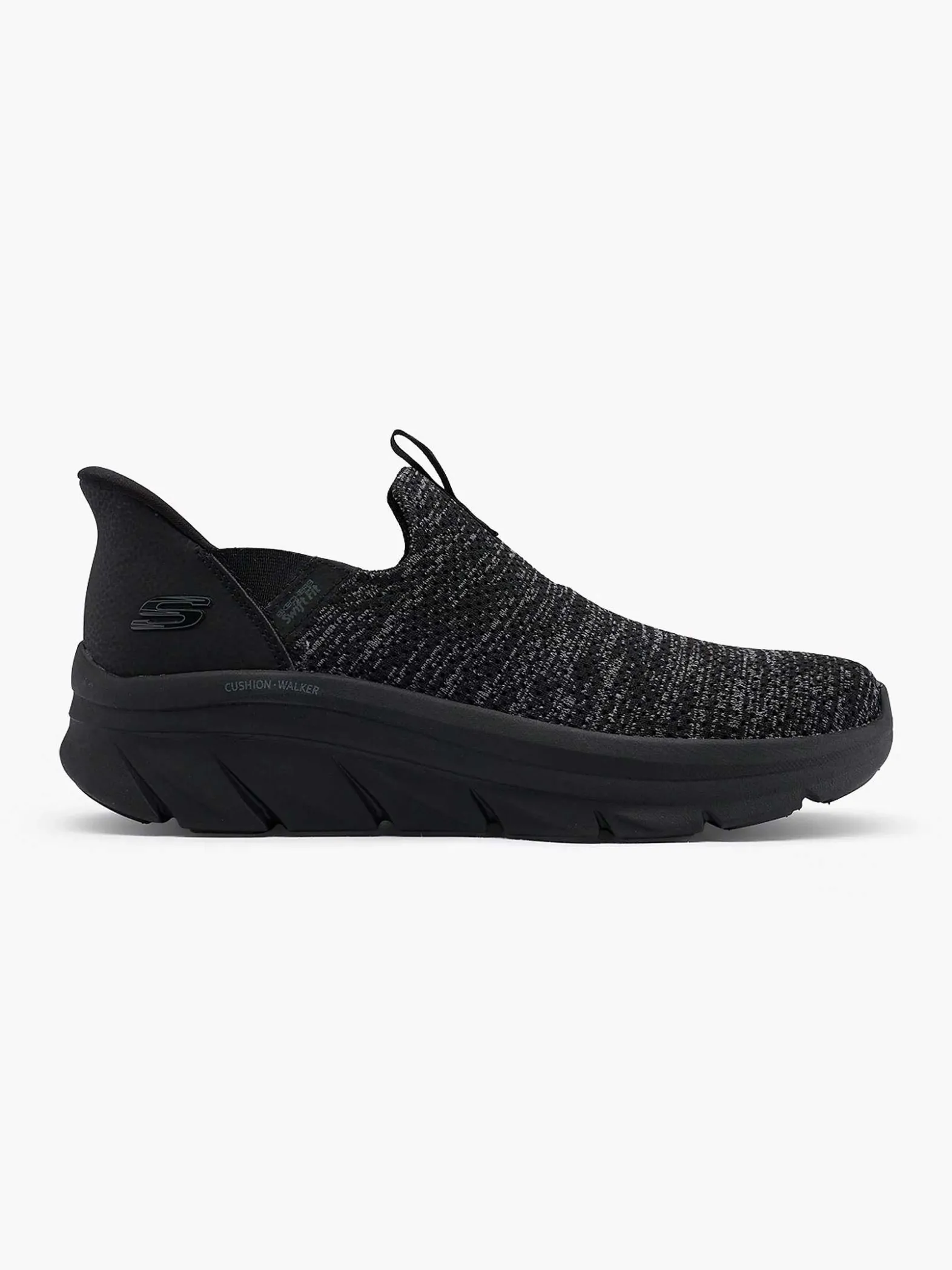 Skechers Zwarte Sneaker Swift Fit - Hands Free-Heren Sneakers